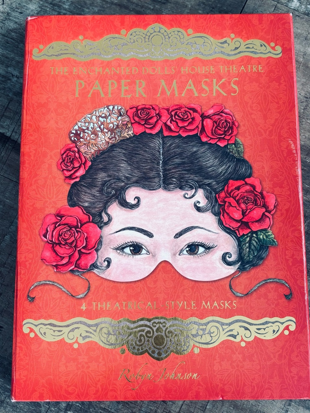 BNIB The Enchanted Dolls' House Theatre Paper Masks by Robyn Johnson